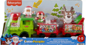 Fisher-Price Little People Musical Christmas Train | Santa, Elf & Reindeer