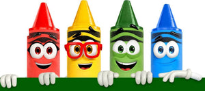 Coffret Crayola « Plateau de Plaisir », plus de 75 outils artistiques : crayons de couleur, feutres, crayons de cire, papier