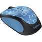 Logitech M317 Party Collection Wireless Mouse | Blue eTech | Compact | Nano Receiver