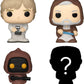 Funko Bitty Pop! Luke Skywalker, Obi-Wan Kenobi & Jawa 4-Pack | Star Wars + Mystery Figure