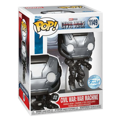 Funko Pop! War Machine | Captain America Civil War Build-A-Scene Amazon Exclusive Vinyl Collectible Figure