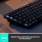 Clavier mécanique sans fil rétroéclairé Logitech MX Mini, disposition américaine en graphite