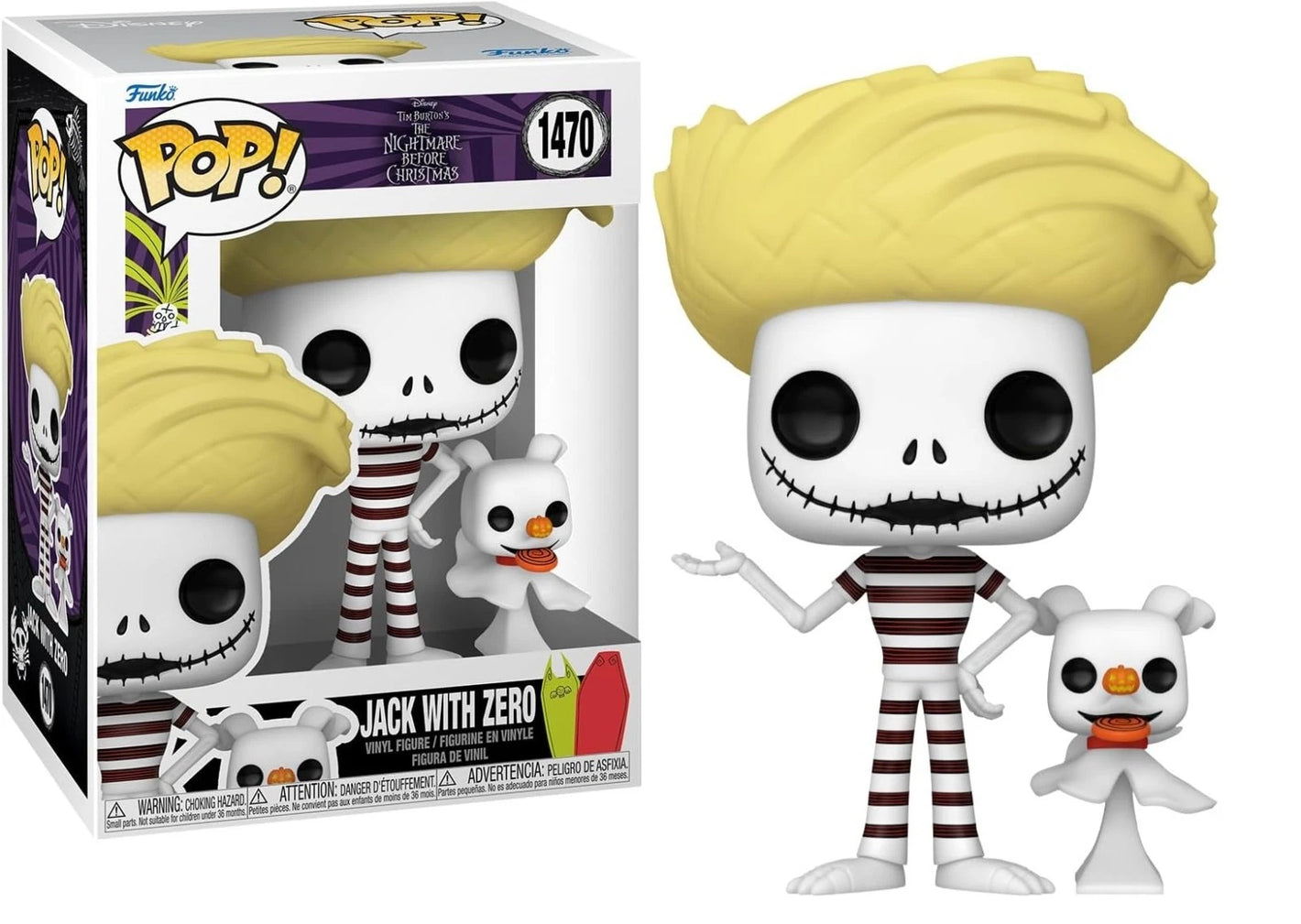Funko POP! et Buddy : L'Étrange Noël de Monsieur Jack - Jack avec zéro