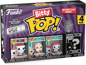 Coffret de 4 figurines Funko Bitty Pop! L'Étrange Noël de Monsieur Jack
