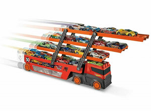 Hot Wheels Mega Hauler Car Transporter | 6 Expandable Levels, Holds Up to 50 Cars