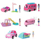 Coffret de jeu interactif Mini Barbie Land (5 pièces) avec poupée de 3,8 cm