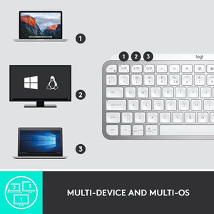 Clavier sans fil rétroéclairé Logitech MX Keys Mini pour entreprises, disposition américaine