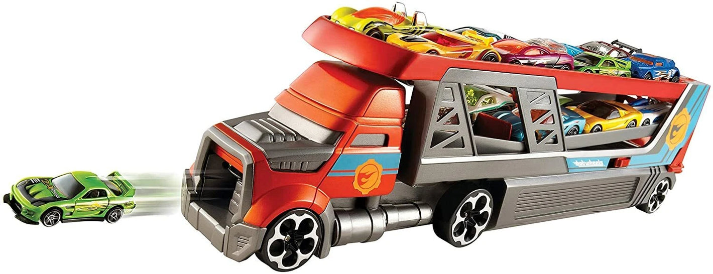 Hot Wheels Blastin' Rig Véhicule avec 3 voitures