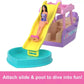 Coffret de jeu interactif Mini Barbie Land (5 pièces) avec poupée de 3,8 cm