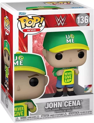 John Cena Funko Pop! #136 | WWE 60th Anniversary Never Give Up Vinyl Collectible Figure