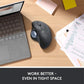 Souris trackball sans fil Logitech ergonomique pour droitier