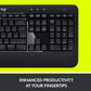 Ensemble clavier et souris sans fil Logitech