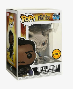 Figurine Funko POP! Marvel Black Panther Erik Killmonger CHASE VARIANT 278