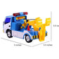 Camion de dépannage de police Big Daddy et voiture jouet
