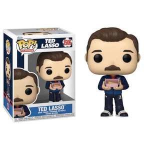 Funko Pop! Ted Lasso with Biscuits | Ted Lasso TV Vinyl Collectible Figure