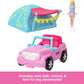 Coffret de jeu interactif Mini Barbie Land (5 pièces) avec poupée de 3,8 cm