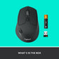 Logitech M720 Triathlon Multi-Device Wireless Mouse | Hyper-Fast Scroll | Bluetooth & Unifying | Logitech Flow | Black