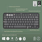 Logitech Pebble Keys 2 K380s & Pebble Mouse 2 M350s | Slim Bluetooth Combo | Multi-Device | US Layout