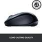 Logitech M325 Wireless Mouse | Designed-for-Web Scroll | 18-Month Battery | Unifying Receiver | Silver
