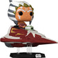 Funko Pop! Ride Super Deluxe Star Wars - Ahsoka Tano dans le chasseur stellaire Jedi Delta 7
