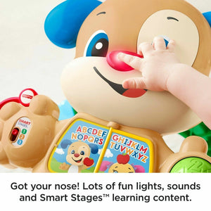 Fisher-Price Laugh & Learn Smart Stages Puppy Walker | 2-in-1 Sit & Walk | 75+ Songs & Phrases | Ages 6–36 Months