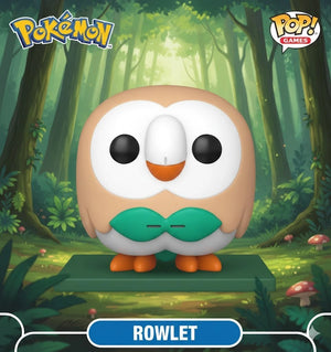 Funko Pop! Rowlet | Pokémon Games Vinyl Collectible Figure