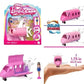 Coffret de jeu interactif Mini Barbie Land (5 pièces) avec poupée de 3,8 cm