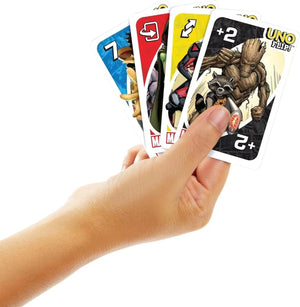 UNO Flip ! Jeu de cartes Marvel