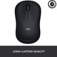 Logitech M185 Wireless Mouse | 12-Month Battery | Plug-and-Forget Nano Receiver | Ambidextrous | Black