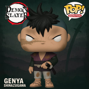 Genya Shinazugawa Funko Pop! | Demon Slayer Kimetsu no Yaiba Animation Vinyl Collectible Figure