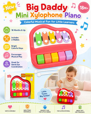 Piano-xylophone Big Daddy Play Baby Mini