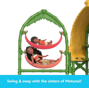 Jouets Disney Moana 2, Maison du village de Moana et Simea