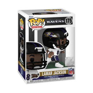 Funko Pop! NFL : Baltimore Ravens - Lamar Jackson (Maillot extérieur)