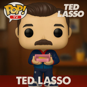 Funko Pop! Ted Lasso with Biscuits | Ted Lasso TV Vinyl Collectible Figure