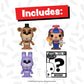 Funko Bitty Pop! Freddy, Bonnie & Balloon Boy 4-Pack | Five Nights at Freddy's + Mystery Figure