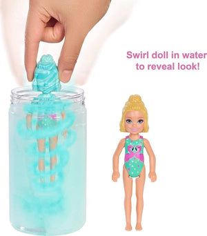 Poupée Barbie Chelsea Color Reveal Série Sable et Soleil