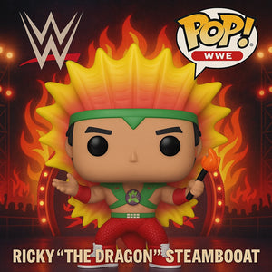 Funko Pop! Ricky 'The Dragon' Steamboat #121 | WWE Vinyl Collectible Figure
