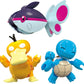 MEGA Pokémon Aquatic Adventure Building Set | 319 Pieces, Squirtle, Psyduck & Finneon
