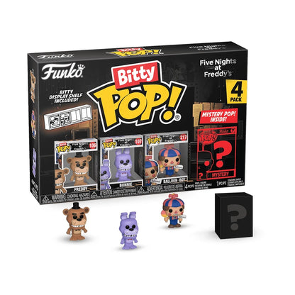 Funko Bitty Pop! Freddy, Bonnie & Balloon Boy 4-Pack | Five Nights at Freddy's + Mystery Figure