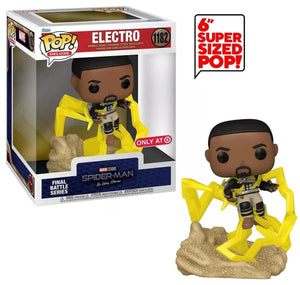 Funko Pop! Deluxe Electro | Spider-Man No Way Home Build-A-Scene Marvel Vinyl Figure