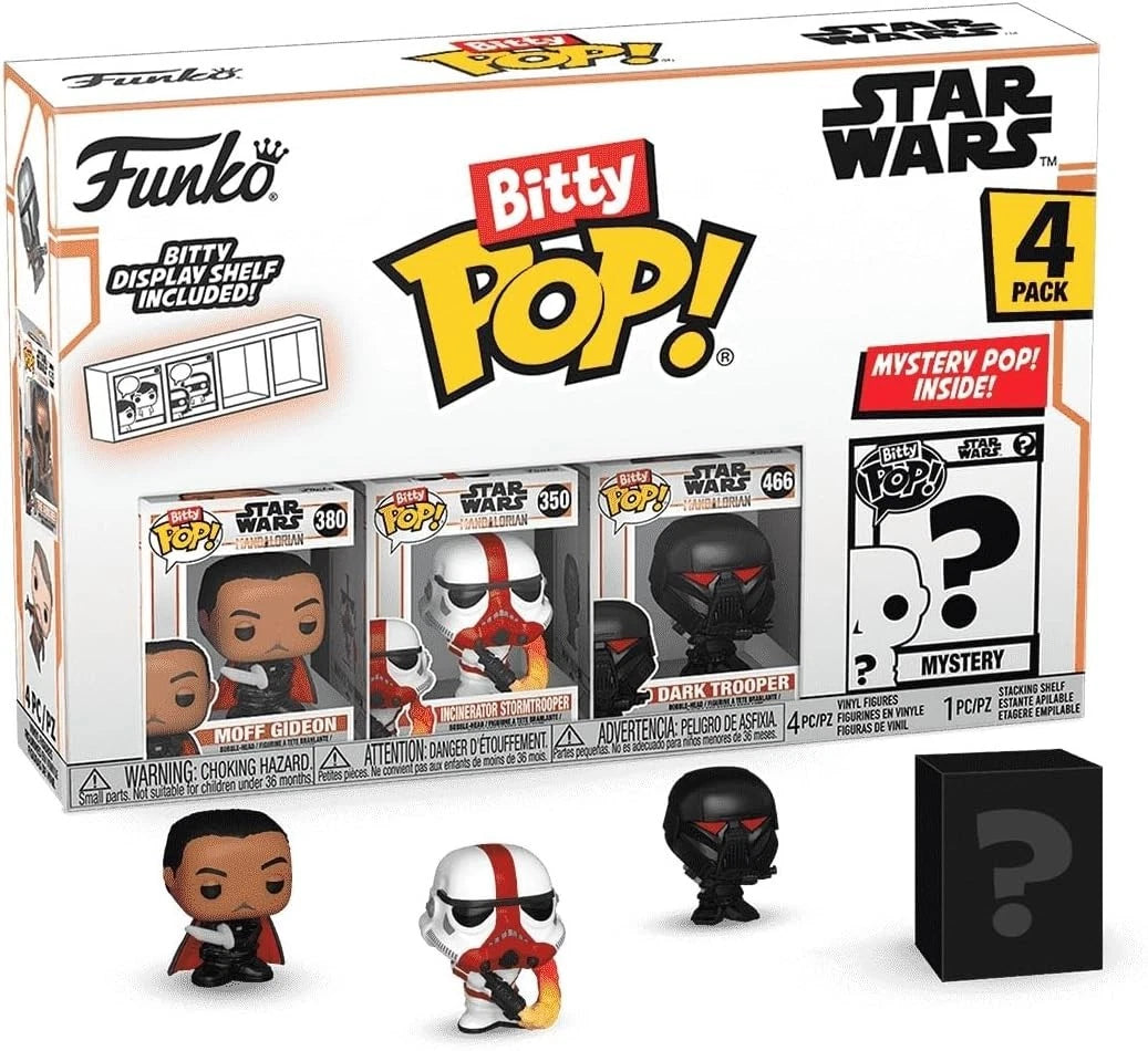 Coffret Funko Bitty POP! Star Wars de 4 figurines : Gideon, Stormtrooper, Soldat + Figurine mystère