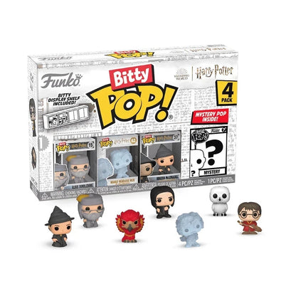Coffret Funko Bitty POP! Harry Potter – Dumbledore, McGonagall, Nick + Figurine mystère