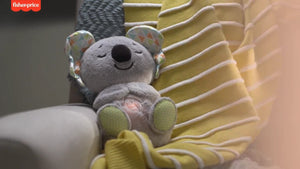 Fisher-Price Soothe 'n Snuggle Koala | Breathing Motion | Music & Lights | Machine Washable | From Birth