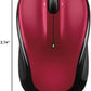 Logitech M325s Wireless Mouse | 1000 DPI | 18-Month Battery | 2.4GHz USB Receiver | Red