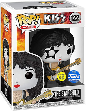 Funko POP! KISS : The Starchild - Figurine de collection phosphorescente - Exclusivité Funko