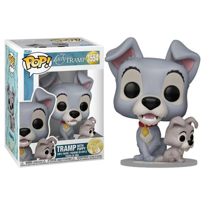 Funko Pop! Disney : La Belle et le Clochard - Clochard avec son chiot