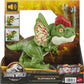 Jurassic World Fierce Launchin' Dilophosaurus Figure | Dart Projectile Action | 8" | Ages 4+