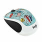 Souris optique sans fil Logitech M317 - Collection Bae-Bee Blue Doodle